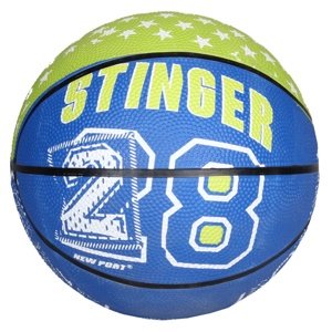Basketbalový míč MERCO Print Mini vel. 3 - modrá-zelená