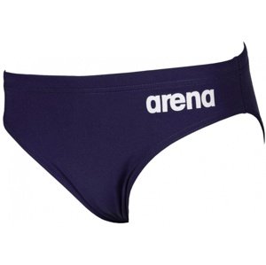 Arena solid brief navy 38