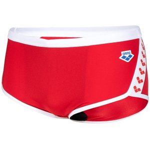 Arena icons swim low waist short solid red/white m - uk34