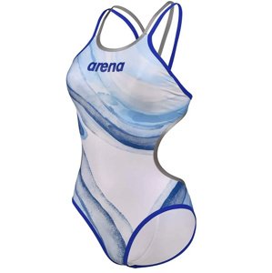 Arena one dreams double cross one piece neon blue/silver/white xl -