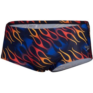 Speedo club training allover 13.5cm brief flaming wheels l - uk36