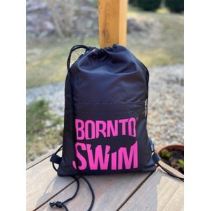 Borntoswim swimbag černá/růžová