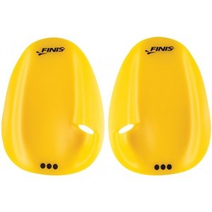 Finis agility paddle floating yellow l