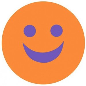 Matuska dena emoji kickboard oranžová