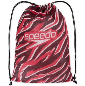 Plavecký vak speedo printed mesh bag červená