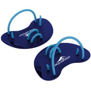 Plavecké prstové packy aquafeel finger paddles modrá