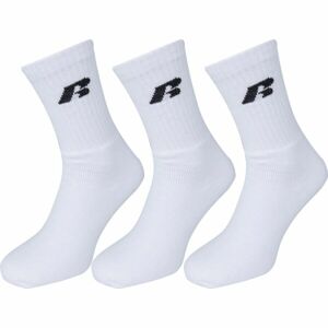Russell Athletic SOCKS 3PPK Sportovní ponožky, bílá, velikost