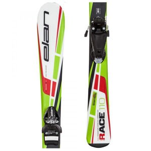 Elan RACE PRO SPORT + EL4.5 90 cm Dětské sjezdové lyže, bílá, velikost