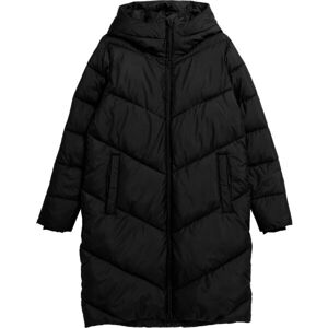 4F DOWN COAT Dámský kabát, černá, velikost
