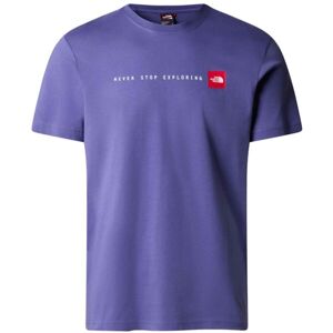 The North Face NEVER STOP EXPLORING Pánské triko, fialová, velikost