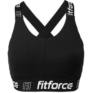 Fitforce NEMEE Dámská fitness podprsenka, černá, velikost