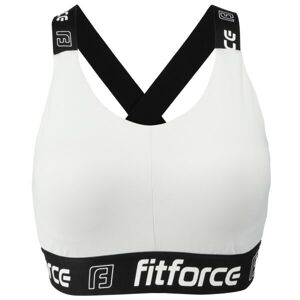 Fitforce NEMEE Dámská fitness podprsenka, bílá, velikost