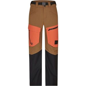 Ziener AKANDO Chlapecké lyžařské/snowboardové kalhoty, hnědá, velikost