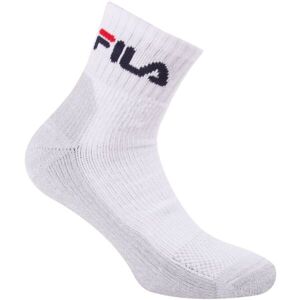 Fila TENNIS QUARTER SOCKS 1P Ponožky, bílá, velikost