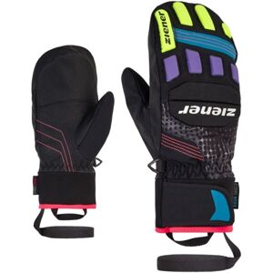 Ziener LURON Dětské lyžařské rukavice, černá, velikost