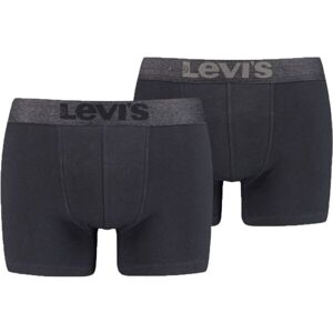 Levi's® BOXER BRIEF 2P Pánské boxerky, černá, velikost