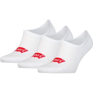 Levi's® HIGH CUT BATWING LOGO 3P Unisexové ponožky, bílá, velikost