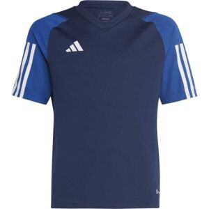 adidas TIRO 23 JERSEY Juniorský fotbalový dres, tmavě modrá, velikost