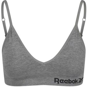 Reebok SEAMLESS BRA JUSTINE Dámská podprsenka, šedá, velikost