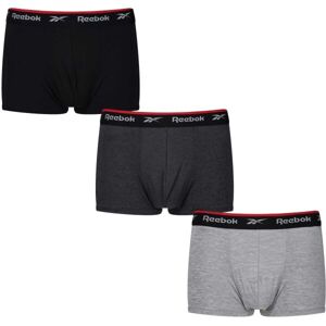 Reebok TRUNK REDGRAVE 3pk Pánské boxerky, černá, velikost