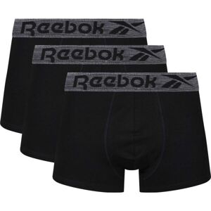 Reebok TRUNK MAIR 3 PACK Pánské boxerky, černá, velikost