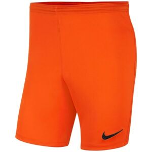 Nike DRI-FIT PARK III Pánské fotbalové kraťasy, oranžová, velikost