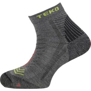 TEKO ECO RUN ENDURO 2.0 Běžecké ponožky, tmavě šedá, velikost