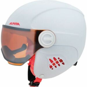 Alpina Sports CARAT LE VISOR HM Juniorská lyžařská helma, bílá, velikost