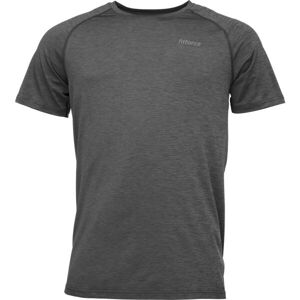 Fitforce ZEND Pánské fitness triko, tmavě šedá, velikost