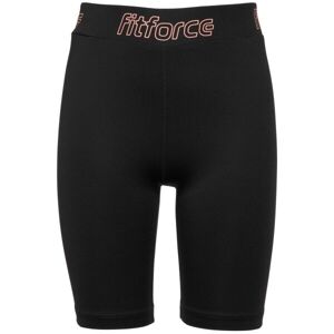 Fitforce MARGA Dívčí fitness šortky, černá, velikost
