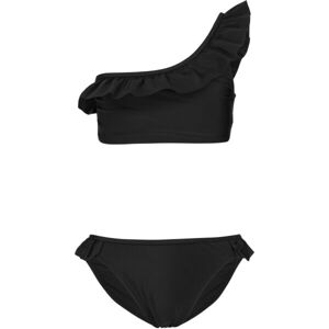 AQUOS KYRIA Dívčí dvoudílné plavky, černá, velikost