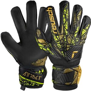 Reusch ATTRAKT INFINITY FINGER SUPPORT Pánské brankářské rukavice, černá, velikost