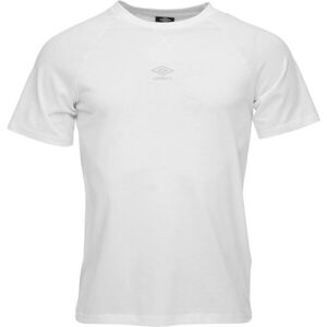 Umbro RLXS TEE ESSENTIALS Pánské triko, bílá, velikost