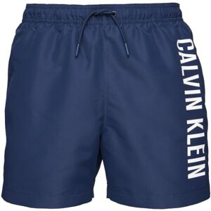 Calvin Klein MEDIUM DRAWSTRING Pánské plavky, tmavě modrá, velikost
