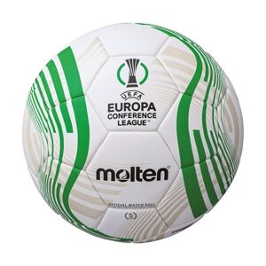Molten F5C5000 UEFA CONFERENCE LEAGUE Fotbalový míč, bílá, velikost