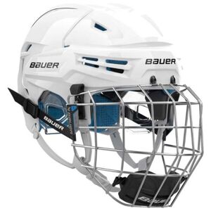 Bauer RE-AKT 65 COMBO Hokejová helma, bílá, velikost
