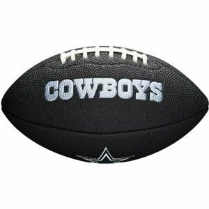 Wilson MINI NFL TEAM SOFT TOUCH FB BL DL Mini míč na americký fotbal, černá, velikost