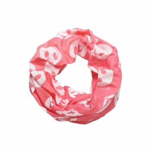 Finmark CHILDREN’S MULTIFUNCTIONAL SCARF Dětský multifunkční šátek, růžová, velikost