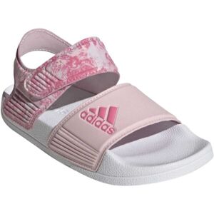 adidas ADILETTE SANDAL K Dětské sandály, růžová, velikost