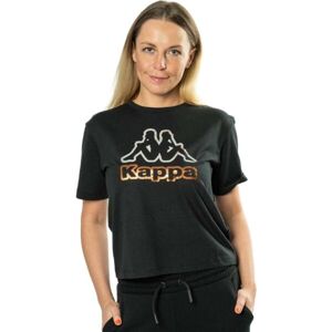 Kappa LOGO FALELLA Dámské triko, černá, velikost