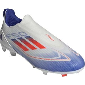 adidas F50 LEAGUE LL FG/MG J Dětské kopačky, bílá, velikost 35.5