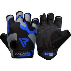 RDX SUMBLIMATION F6 Fitness rukavice, černá, velikost