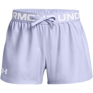 Under Armour PLAY UP SOLID Dívčí kraťasy, světle modrá, velikost