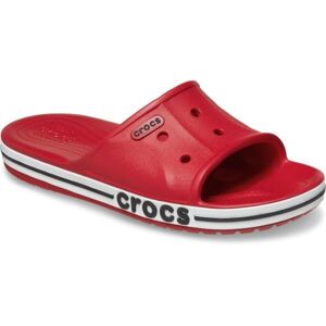 Crocs BAYABAND SLIDE Unisex pantofle, červená, velikost 37/38