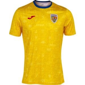 Joma FED. FUTBOL RUMANÍA PRE-GAME SHORT SLEEVE T-SHIRT Pánský fotbalový dres, žlutá, velikost