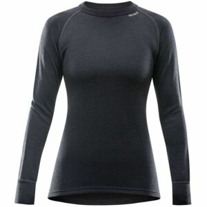 Devold EXPEDITION WOMAN SHIRT Dámské vlněné tričko, černá, velikost