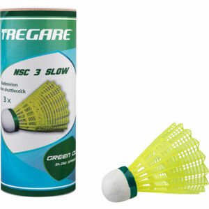 Tregare NSC 3 SLOW Badmintonové míčky, zelená, velikost