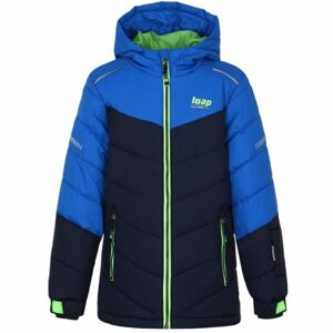 Loap FUGAS Dětská lyžařská bunda, tmavě modrá, velikost