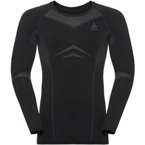 Odlo SUW MEN'S TOP L/S CREW NECK PERFORMANCE EVOLUTION WARM Pánské triko, černá, velikost