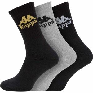 Kappa AUTHENTIC AILEL 3P Ponožky, černá, velikost